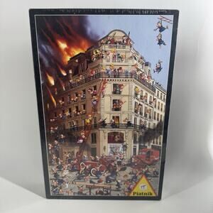 Piatnik Ruyer Fire Brigade NEW SEALED 1000pc Puzzle “The Hottest Club In Town”